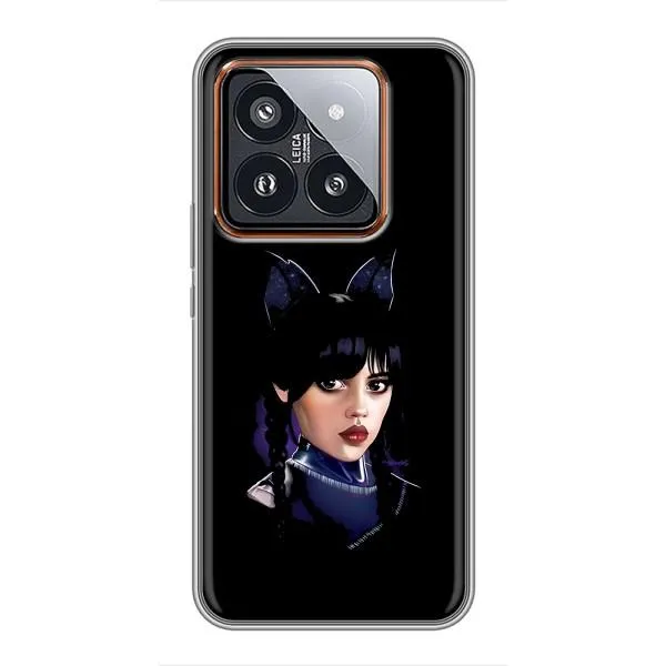 Чехол с принтом «серьезная Уэнздей» для Xiaomi 14 Pro