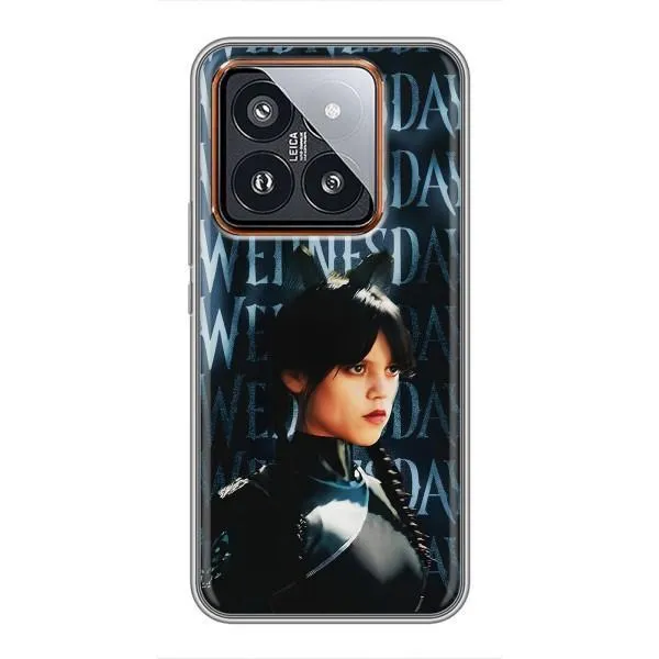 Чехол с принтом «Уэнздей кошка» для Xiaomi 14 Pro