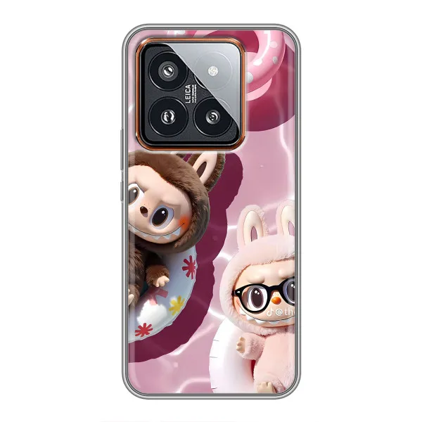 Чехол с принтом «Игрушка Лабубу» для Xiaomi 14 Pro