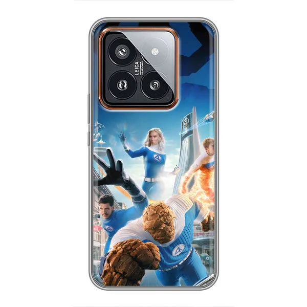 Чехол с принтом «Герои Фантастическая Четверка» для Xiaomi 14 Pro