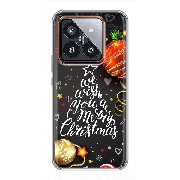 Чехол с принтом «Елочка» для Xiaomi 14 Pro
