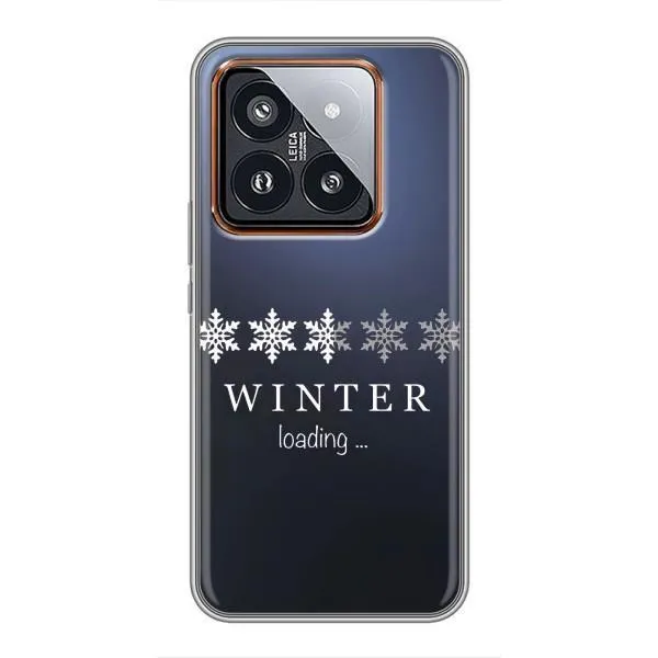 Чехол с принтом «Winter loading» для Xiaomi 14 Pro