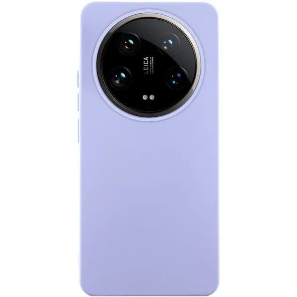 Чехол Silicone Cover Lakshmi (AAA) для Xiaomi 14 Ultra — Сиреневый — фото 1