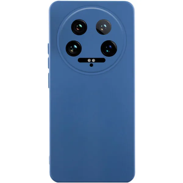 Чехол Silicone Cover Ummi Lakshmi Full Camera (AA) для Xiaomi 14 Ultra — Синий