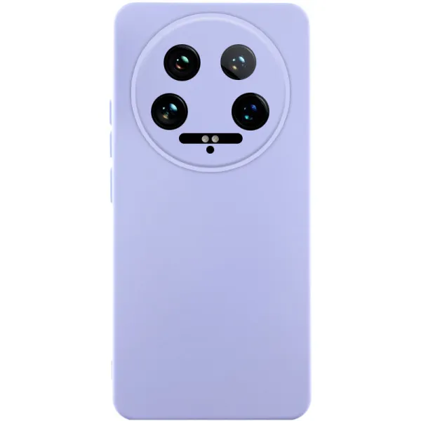 Чехол Silicone Cover Ummi Lakshmi Full Camera (AA) для Xiaomi 14 Ultra — Сиреневый