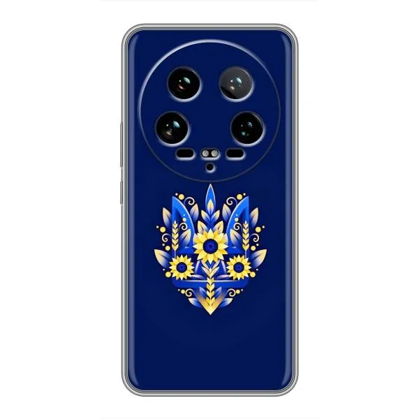 Чохол з принтом «Квітковий Герб» для Xiaomi 14 Ultra