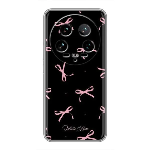 Чехол с принтом «Банты на черном» для Xiaomi 14 Ultra