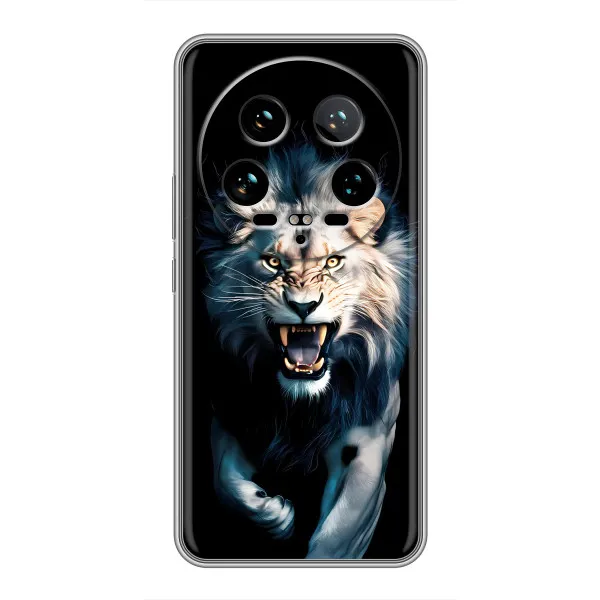 Чохол з принтом «Лев у темряві» для Xiaomi 14 Ultra Чохол з принтом «Лев у темряві» для Xiaomi 14 Ultra