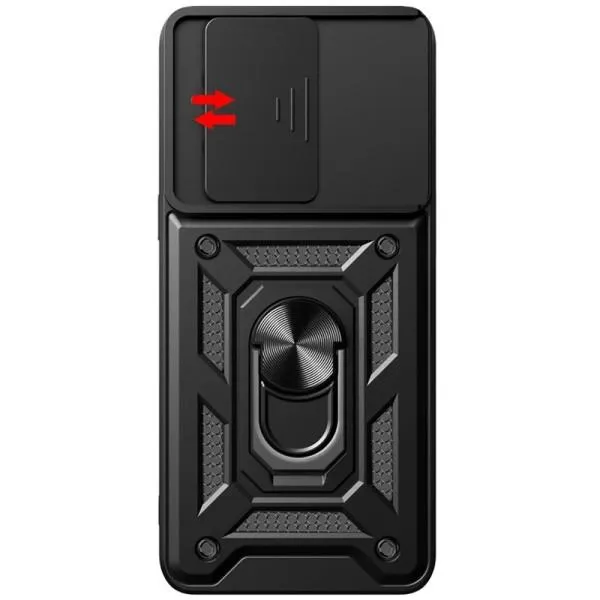 Ударостійкий чохол Camshield Serge Ring для Xiaomi 14 — Чорний — фото 2