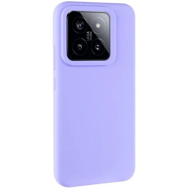 Чохол Silicone Cover Lakshmi (AAA) для Xiaomi 14 — Бузковий — фото 1