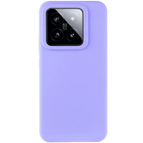 Чохол Silicone Cover Lakshmi (AAA) для Xiaomi 14 — Бузковий — фото 2