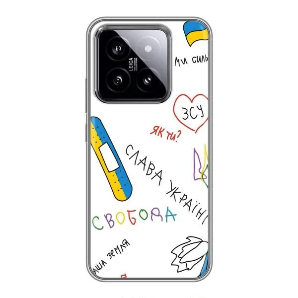 Чехол с принтом «Стикер» для Xiaomi 14