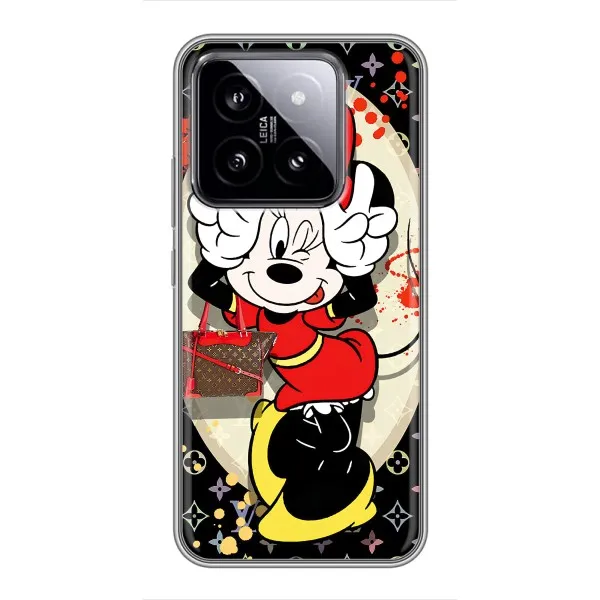 Чехол с принтом «Минни peace» для Xiaomi 14