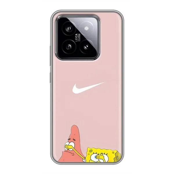Чехол с принтом «Патрик и Губка» для Xiaomi 14 Чехол с принтом «Патрик и Губка» для Xiaomi 14