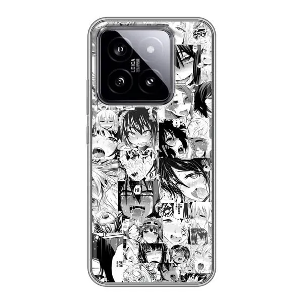 Чохол з принтом «Ahegao manga» для Xiaomi 14