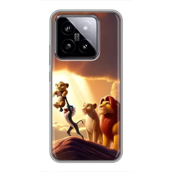 Чехол с принтом «Симба на презентации» для Xiaomi 14
