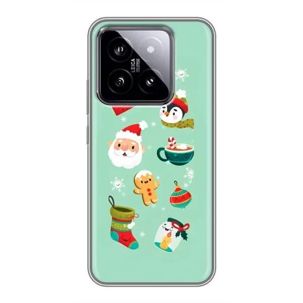 Чехол с принтом «Настроение НГ» для Xiaomi 14