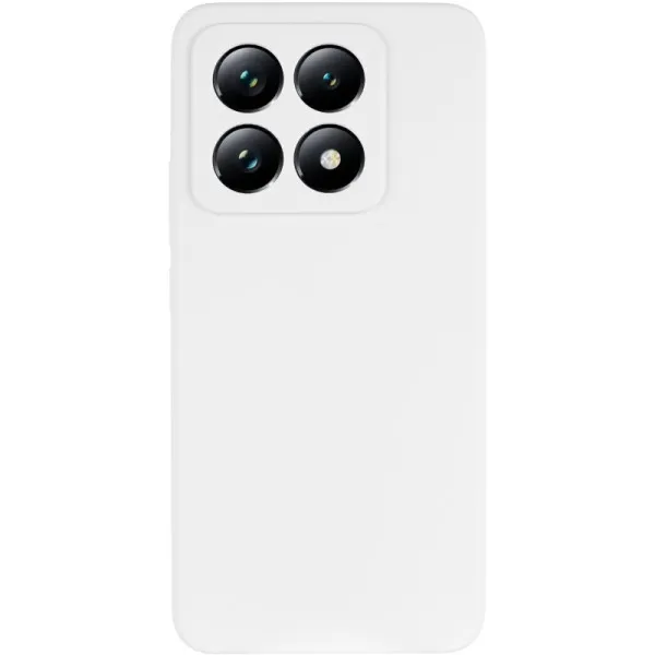 Чехол Silicone Cover Lakshmi Full Camera (AAA) для Xiaomi 14T Pro — Белый — фото 2