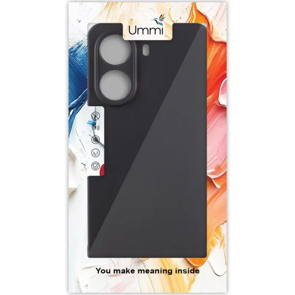 Чохол Silicone Cover Ummi Lakshmi Full Camera (AA) для Xiaomi 14T — Чорний — фото 2