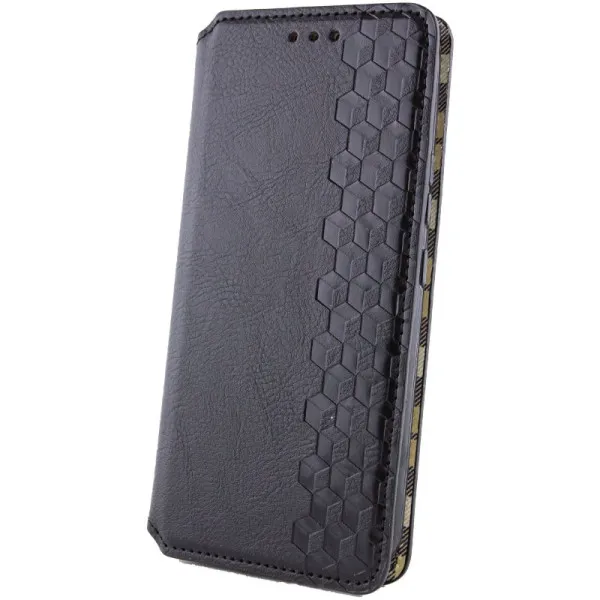 Шкіряний чохол-книжка GETMAN Cubic (PU) для Xiaomi 14T — Чорний — фото 2 Шкіряний чохол-книжка GETMAN Cubic (PU) для Xiaomi 14T — Чорний — фото 2