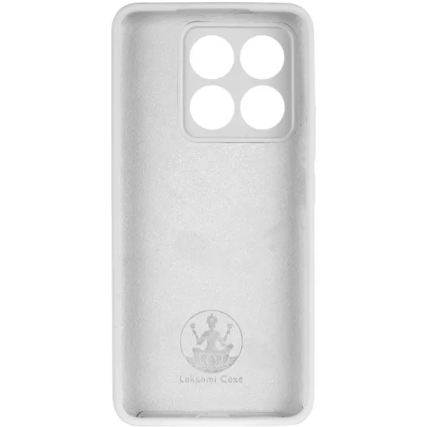 Чехол Silicone Cover Lakshmi Full Camera (AAA) для Xiaomi 14T — Белый — фото 3