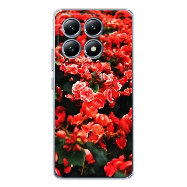 Чехол с принтом «Цветы красные» для Xiaomi 14T