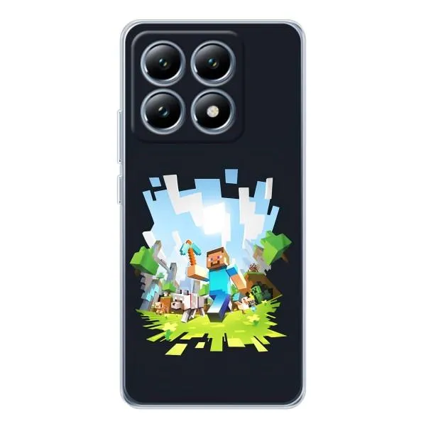 Чехол с принтом «персонажи Minecraft» для Xiaomi 15 Pro Чехол с принтом «персонажи Minecraft» для Xiaomi 15 Pro