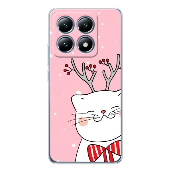Чехол с принтом «Зимний кот» для Xiaomi 15 Pro Чехол с принтом «Зимний кот» для Xiaomi 15 Pro