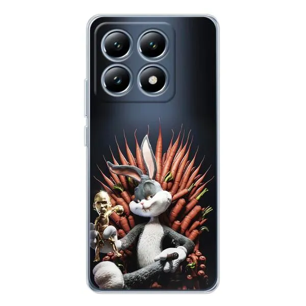 Чехол с принтом «Король Кролик» для Xiaomi 15 Pro Чехол с принтом «Король Кролик» для Xiaomi 15 Pro