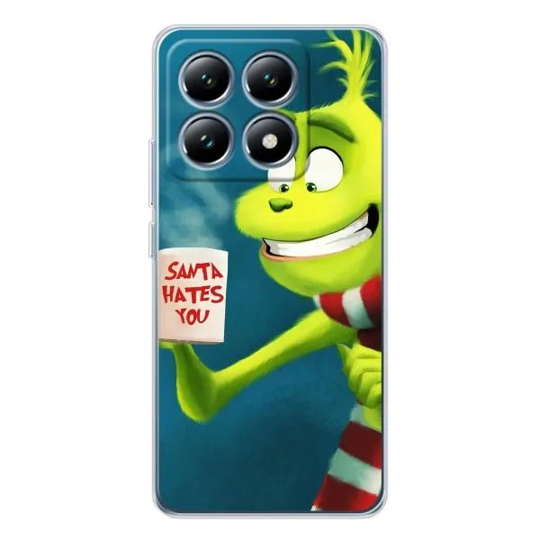 Чехол с принтом «Зеленый Гринч» для Xiaomi 15 Pro Чехол с принтом «Зеленый Гринч» для Xiaomi 15 Pro
