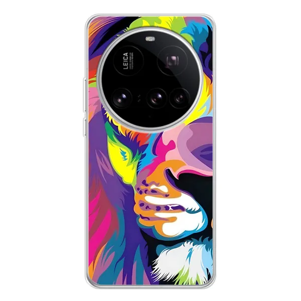 Чохол з принтом «Яскравий Лев» для Xiaomi 15 Ultra