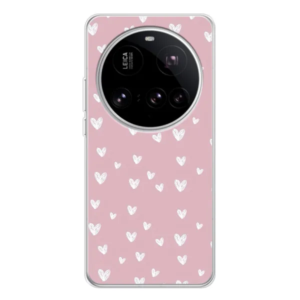 Чехол с принтом «Сердечки на розовом» для Xiaomi 15 Ultra Чехол с принтом «Сердечки на розовом» для Xiaomi 15 Ultra