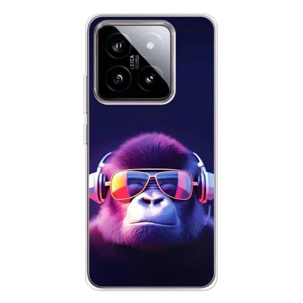 Чехол с принтом «Стильная обезьяна» для Xiaomi 15 Чехол с принтом «Стильная обезьяна» для Xiaomi 15