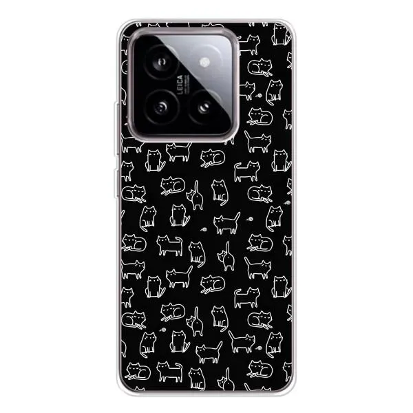 Чехол с принтом «Меленькие котики» для Xiaomi 15 Чехол с принтом «Меленькие котики» для Xiaomi 15