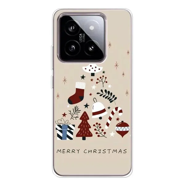 Чехол с принтом «Merry Christmas» для Xiaomi 15