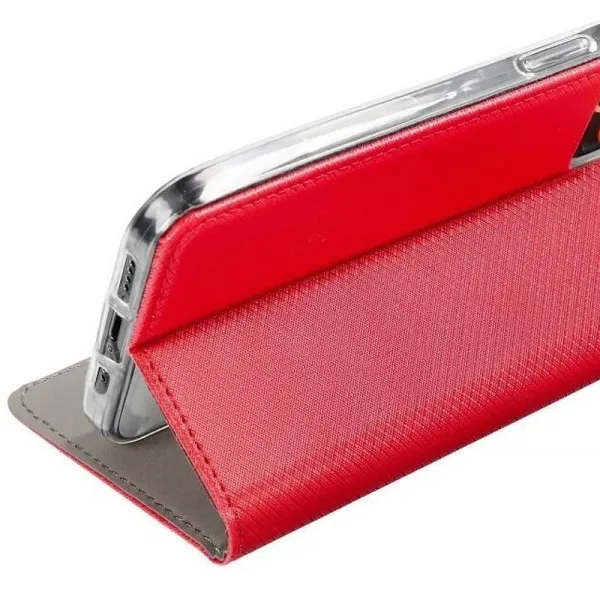 Чехол-книжка Magnet для Xiaomi 15T Pro — Красный — фото 3