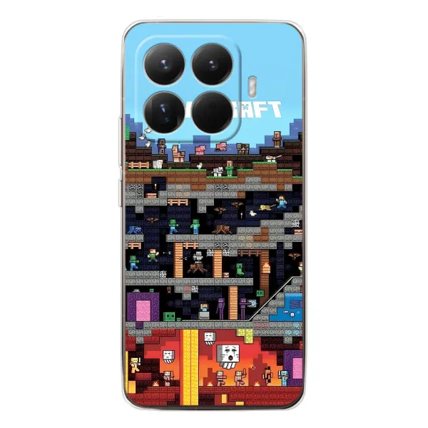 Чехол с принтом «фон Minecraft» для Xiaomi 15T Pro