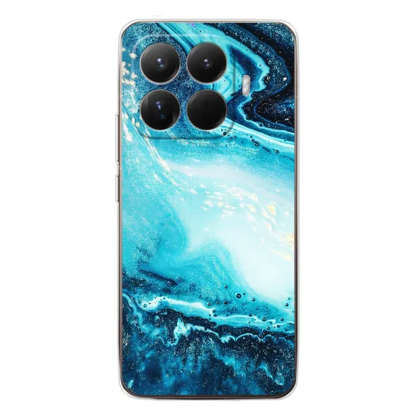 Чехол с принтом «Голубой мрамор» для Xiaomi 15T Pro
