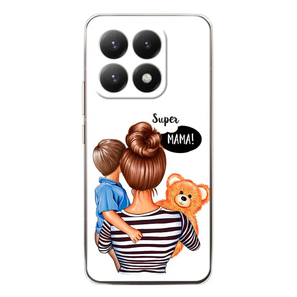 Чехол с принтом «Мама с сыном» для Xiaomi 15T