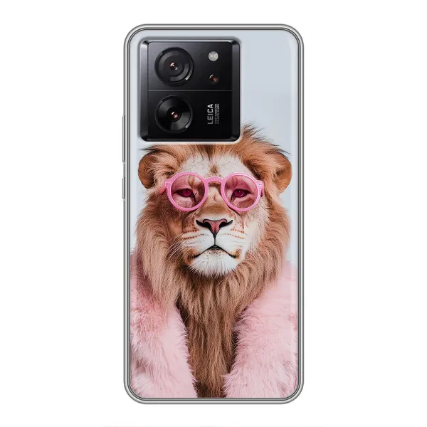 Чехол с принтом «Лев в очках» для Xiaomi 16