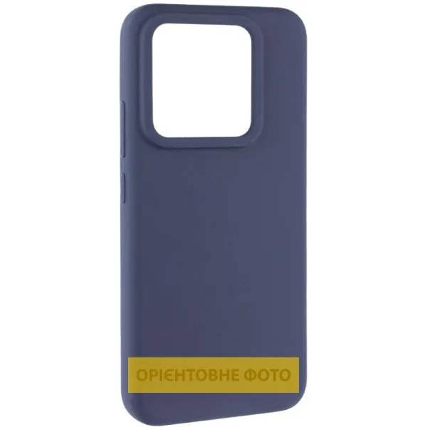Чехол Silicone Cover Lakshmi (AAA) для Xiaomi 17 Pro Max — Темно-синий — фото 1