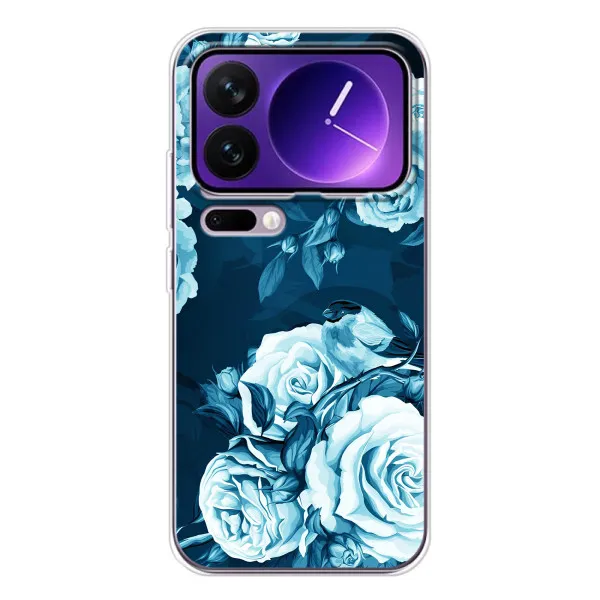 Чохол з принтом «Блактині бутони» для Xiaomi 17 Pro Max Чохол з принтом «Блактині бутони» для Xiaomi 17 Pro Max