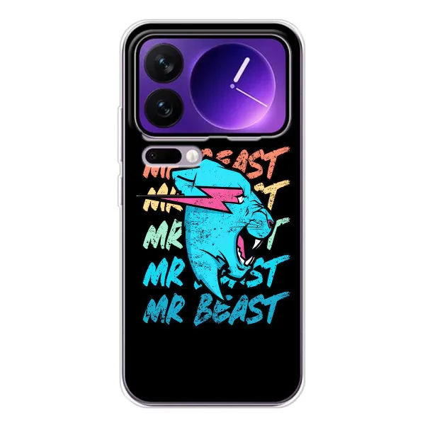Чохол з принтом «logo Mr beast» для Xiaomi 17 Pro Max