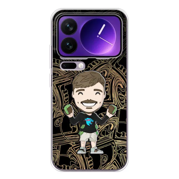 Чохол з принтом «Mister Beast» для Xiaomi 17 Pro Max