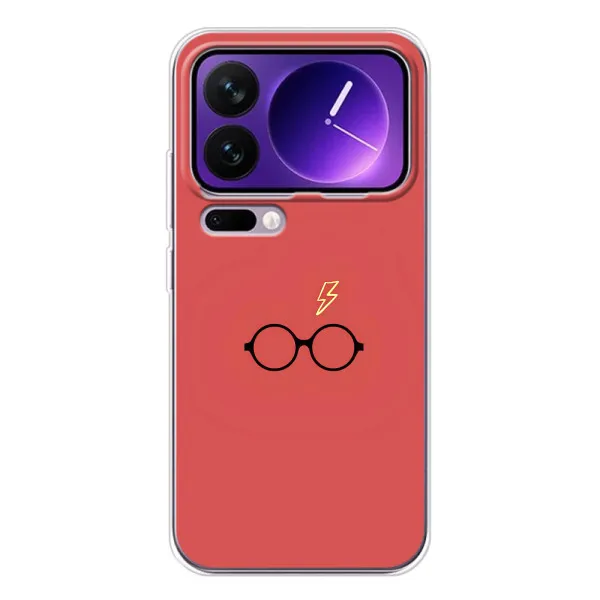 Чохол з принтом «шрам та окуляри» для Xiaomi 17 Pro Max Чохол з принтом «шрам та окуляри» для Xiaomi 17 Pro Max