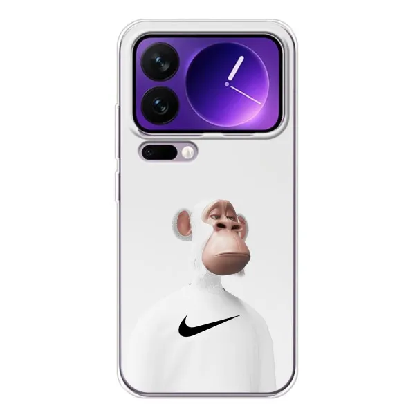 Чохол з принтом «мавпа NFT Nike» для Xiaomi 17 Pro Max Чохол з принтом «мавпа NFT Nike» для Xiaomi 17 Pro Max