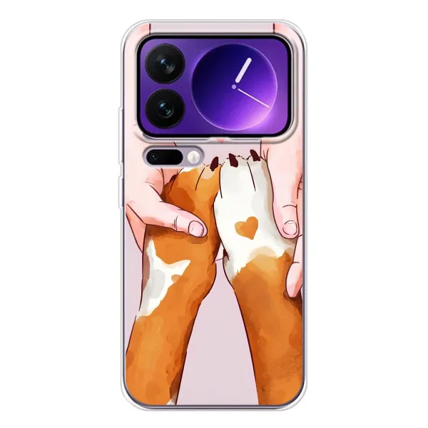 Чохол з принтом «Любовь до собак» для Xiaomi 17 Pro Max