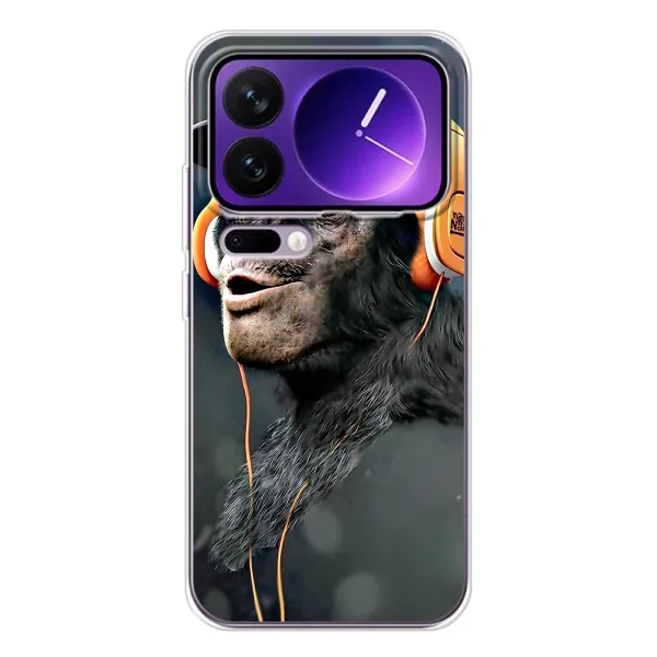Чехол с принтом «В наушниках» для Xiaomi 17 Pro Max Чехол с принтом «В наушниках» для Xiaomi 17 Pro Max