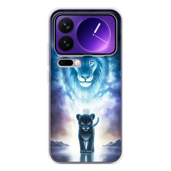 Чехол с принтом «Маленький лев» для Xiaomi 17 Pro Max
