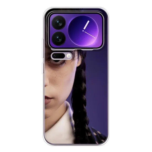Чохол з принтом «Загадковий погляд Венздей» для Xiaomi 17 Pro Max Чохол з принтом «Загадковий погляд Венздей» для Xiaomi 17 Pro Max